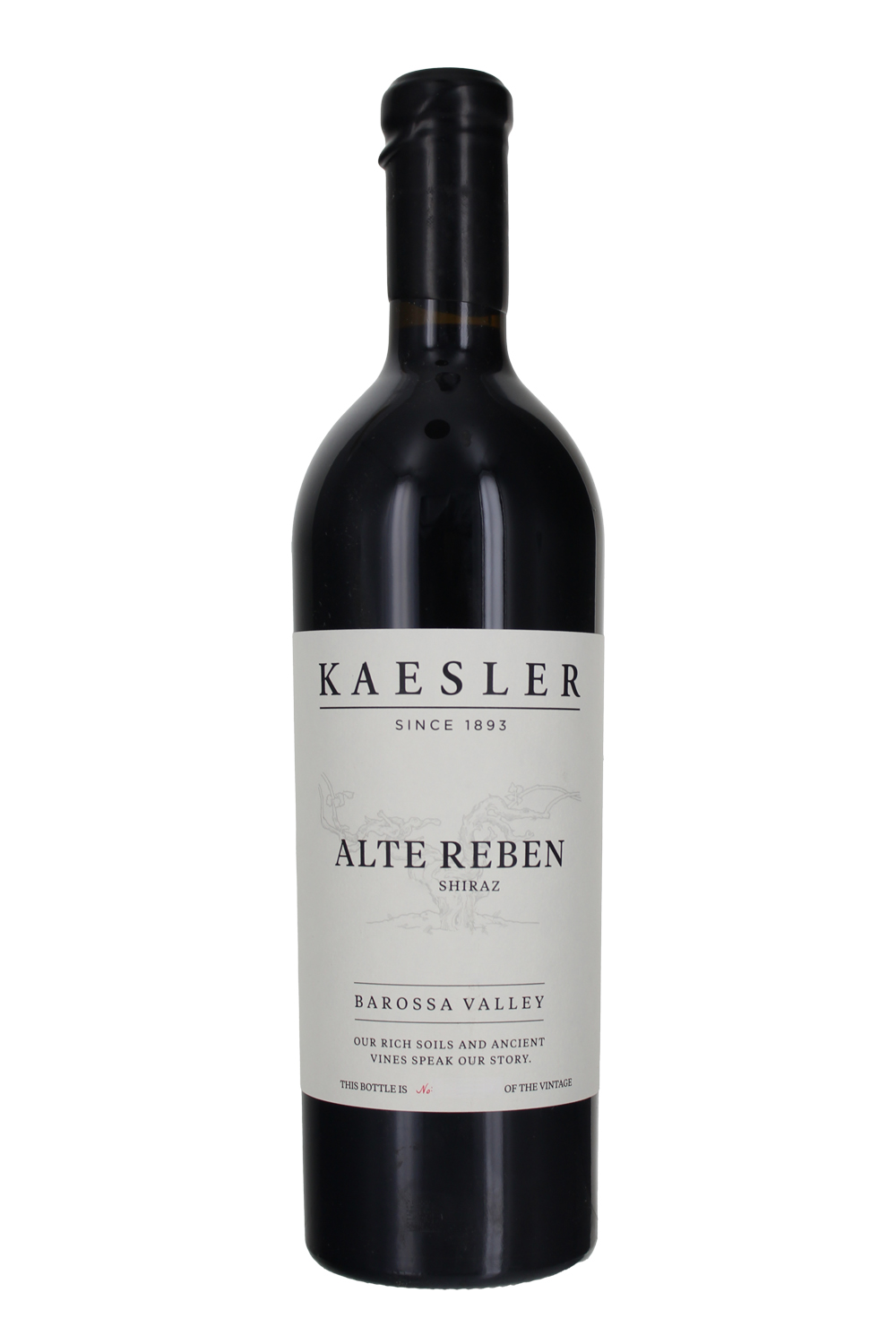 2020 Alte Reben Shiraz, Kaesler