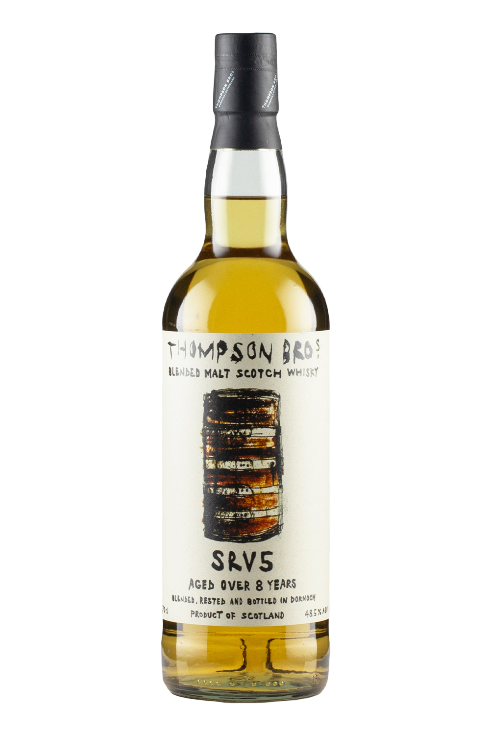 Thompson Bros SRV5 8 Year Old Blended Malt Scotch Whisky