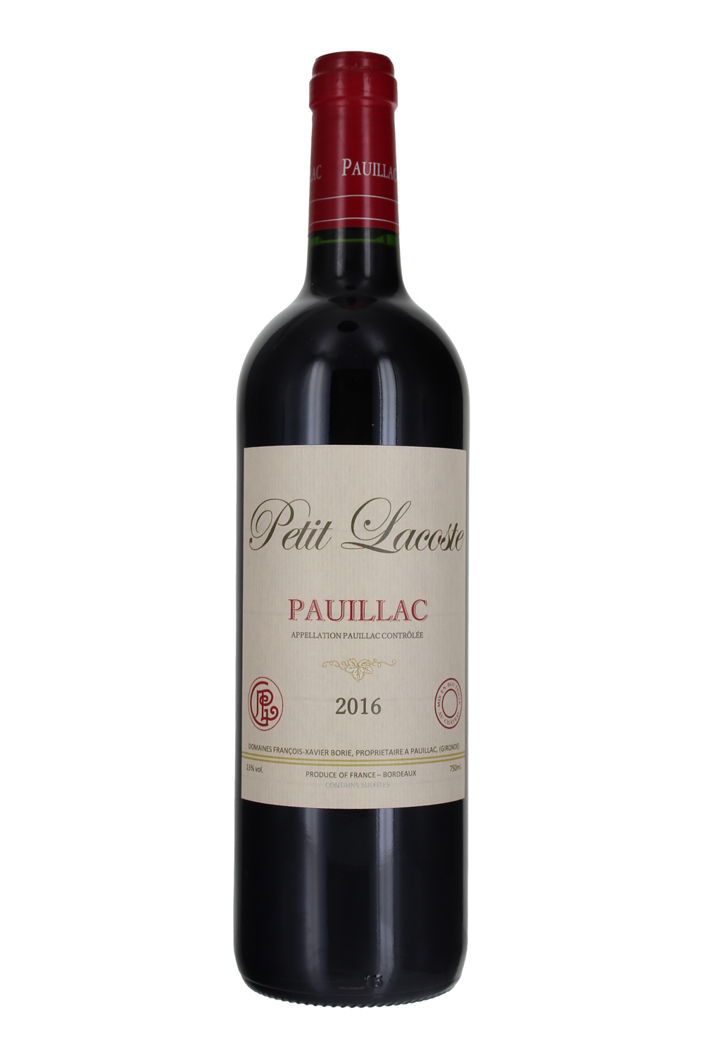 2016 Petit Lacoste, Chateau Grand-Puy-Lacoste